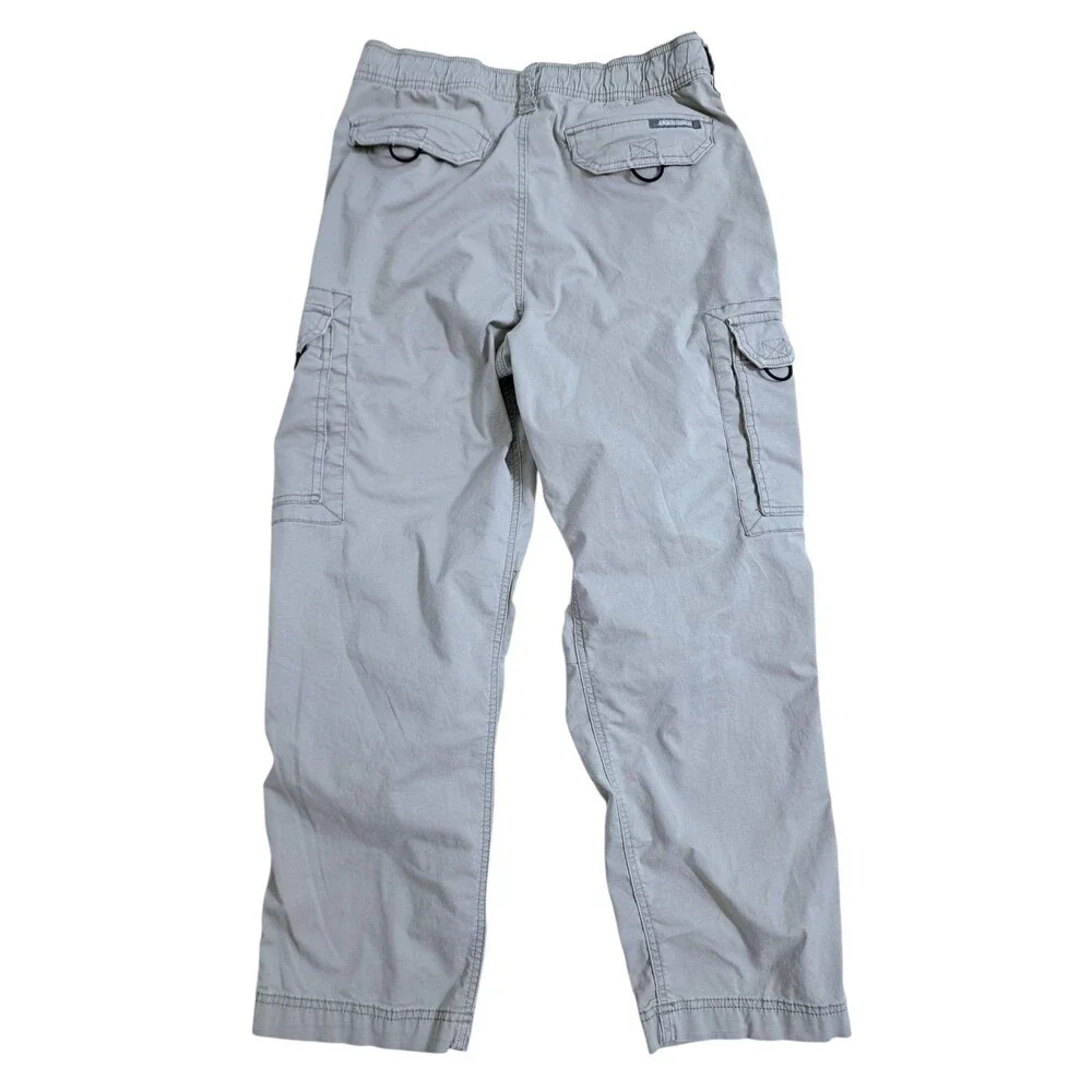 Holliister Baggy Cargo Pants Men's Small Khaki Utility Trail Hike Work Y2K